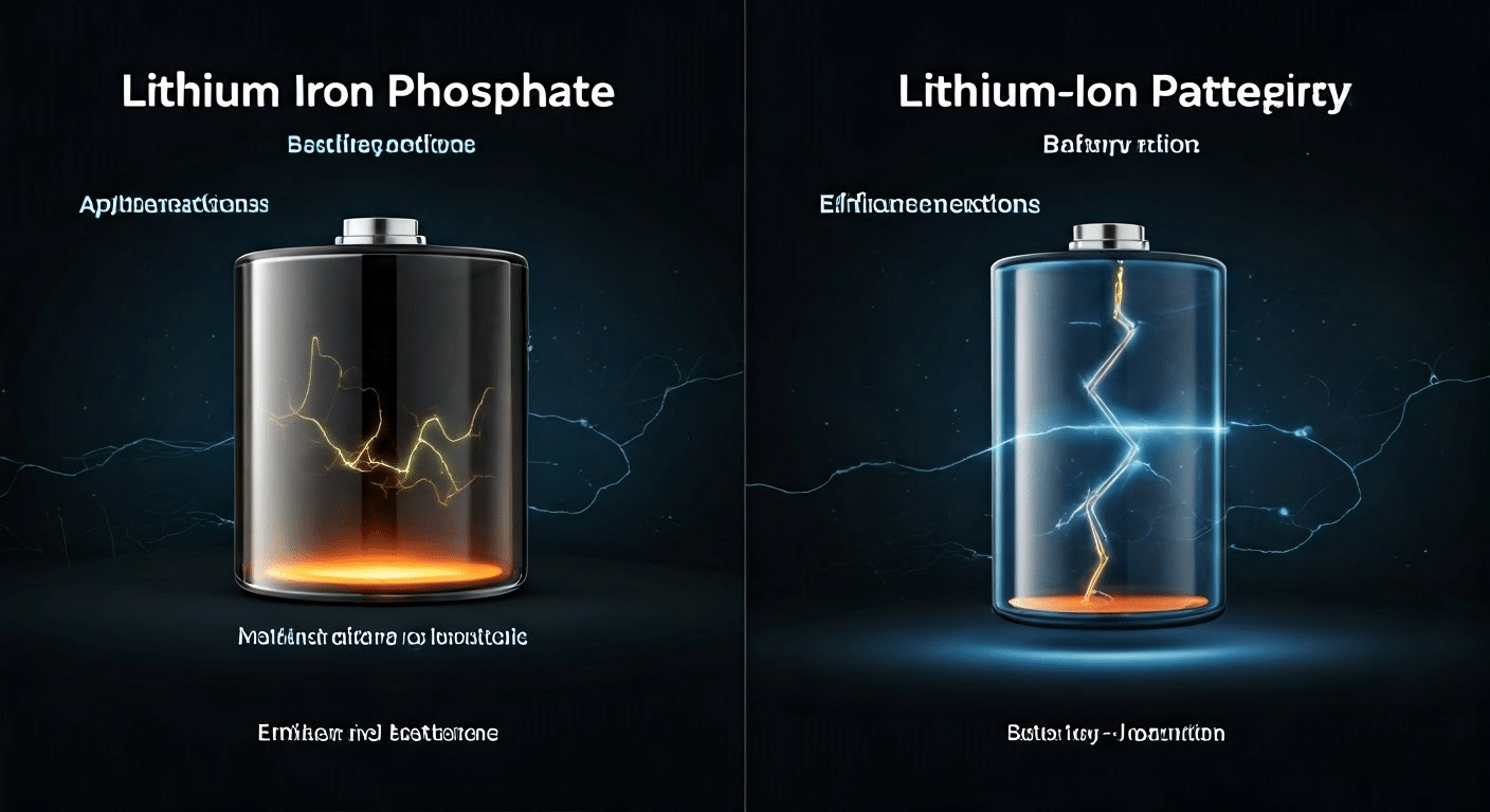 Différences entre les batteries LiFePo4 et les batteries lithium-ion.