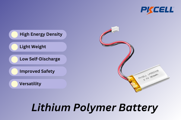 Pkcell Lithium Polymer Battery for IOT devices